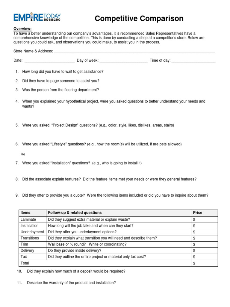 Competitive+Comparison +Legal+Review+1!14!19+ (2) 2 | PDF