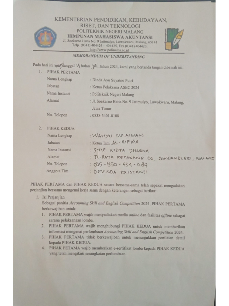 Daftar Asec 2024 1 Pdf