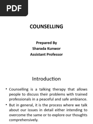 Counselling