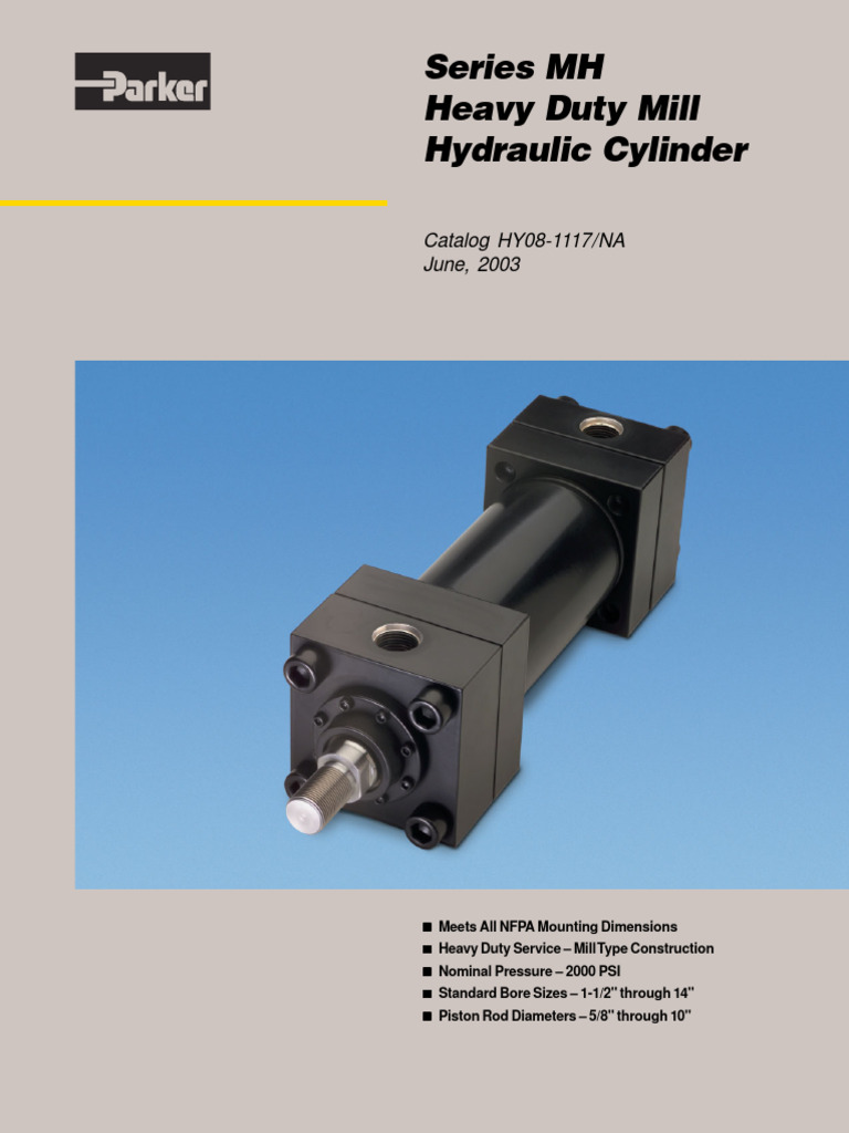 Series MH HY08-1117NA | PDF | Piston | Bearing (Mechanical)