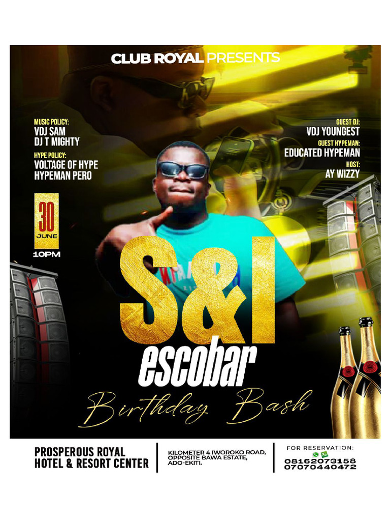 S&i Escobar Birthday | PDF