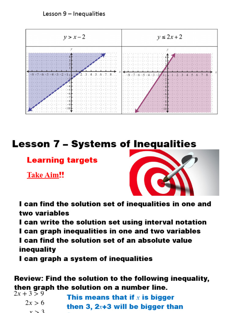 Lesson+7+-+Systems+-+Day+2 | PDF | Inequality (Mathematics) | Variable ...
