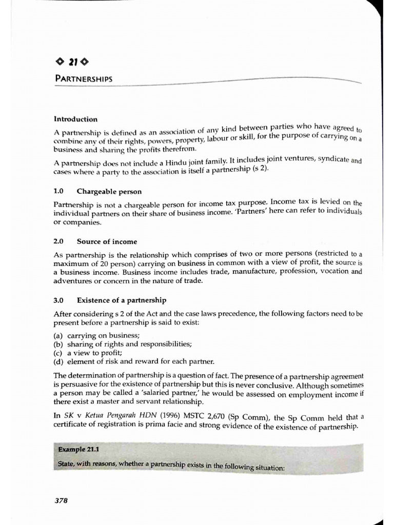 WHAT IS PARTNERSHIP TAX intelligence overview