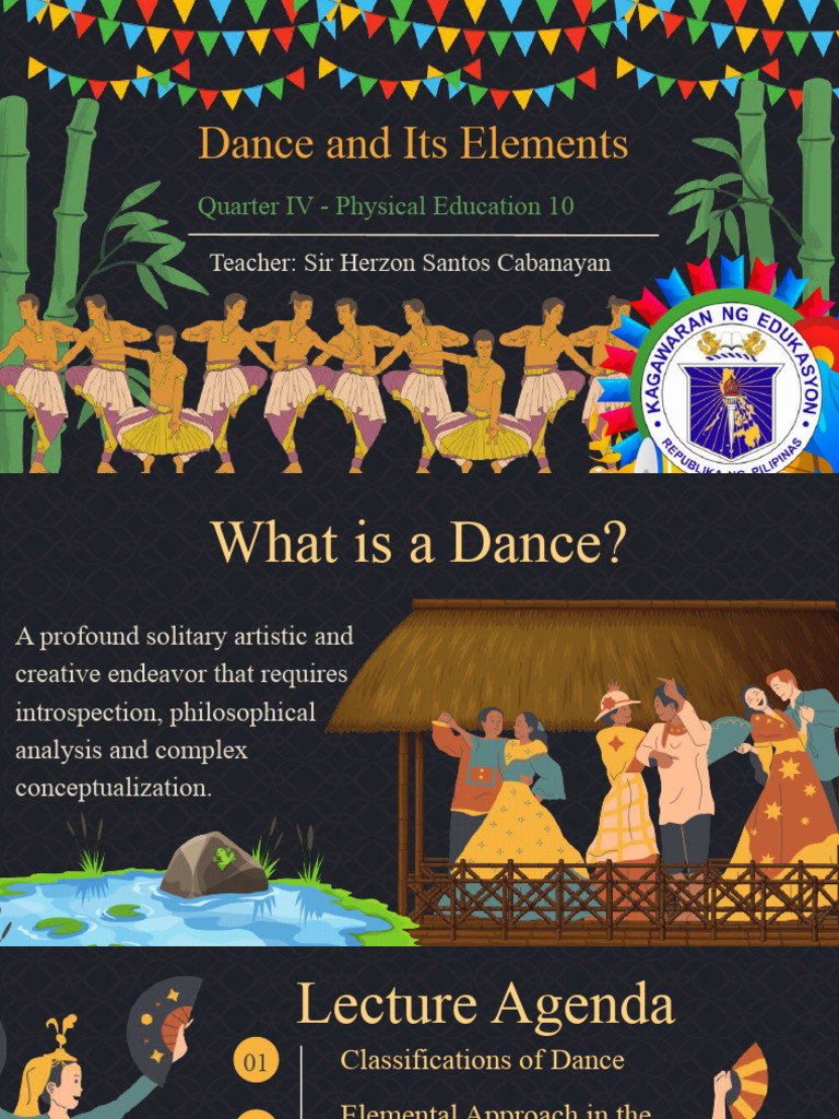 Dance and Its Elements | PDF | Dances | Performing Arts