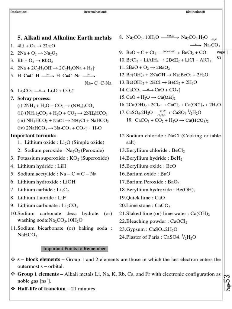 Overview of Alkali and Alkaline Earth Metals | PDF | Hydroxide | Sodium ...