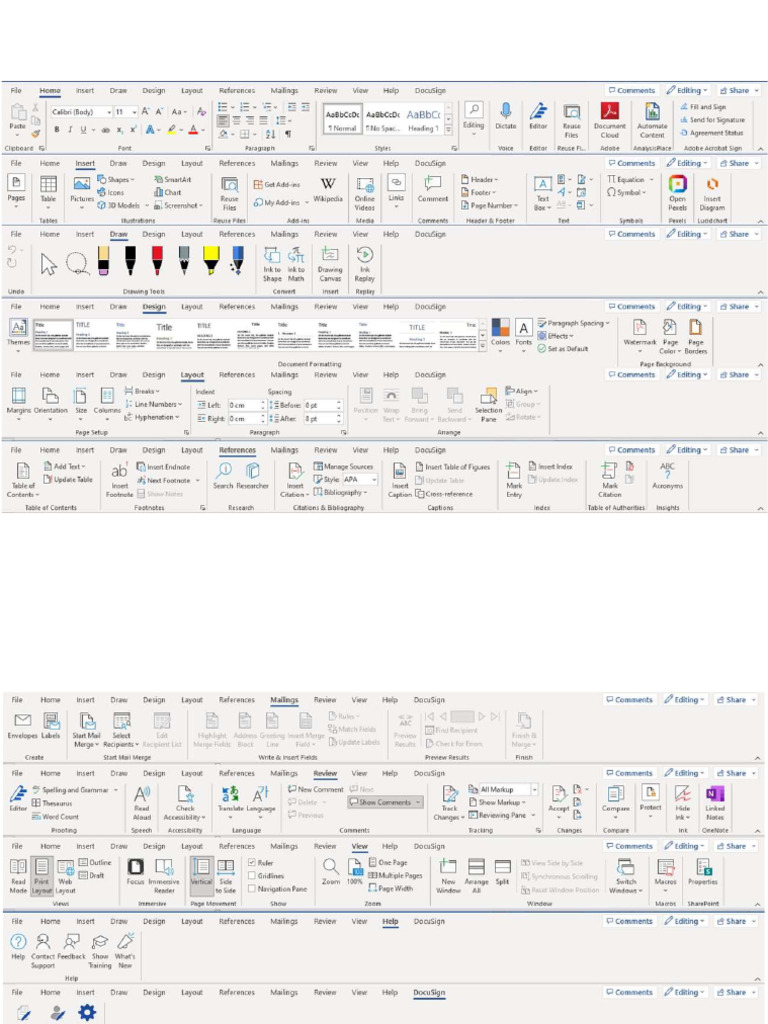 Word Ribbons | PDF