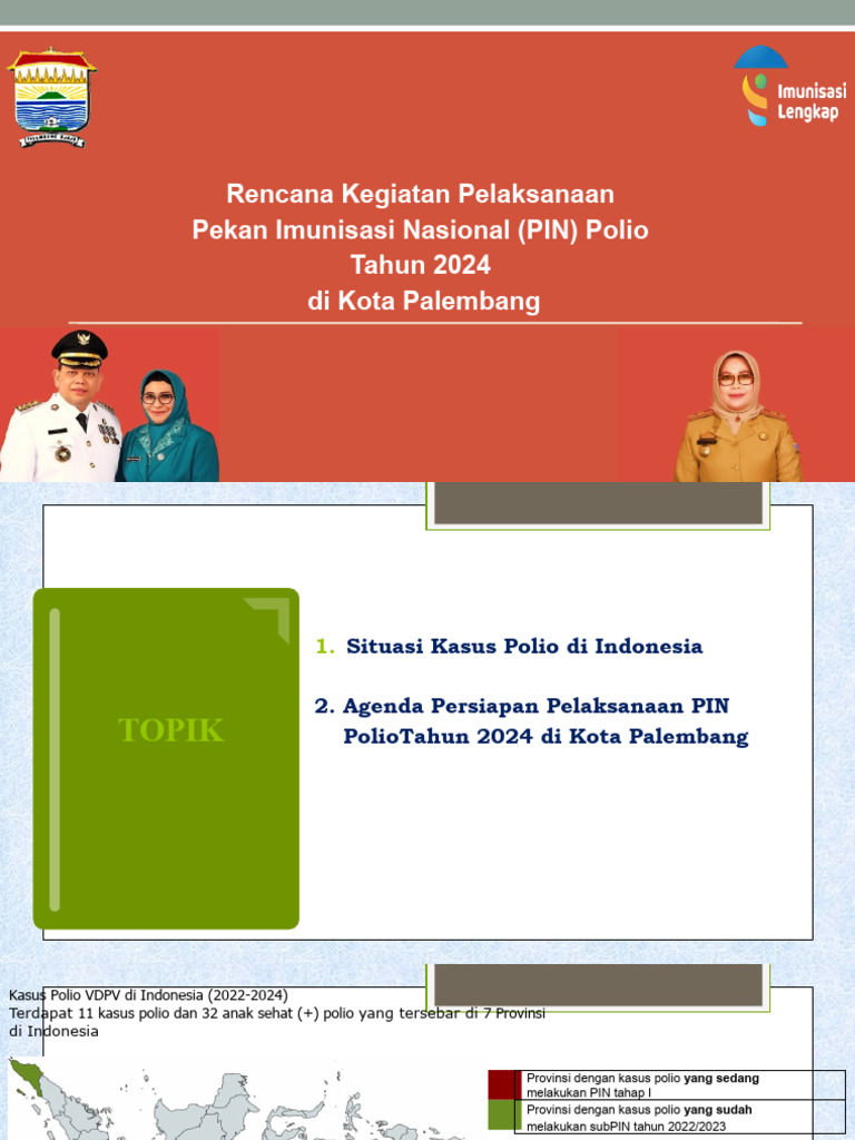 Rencana PIN Polio 2024 Palembang | PDF