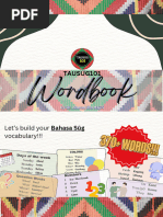 Basic Tausug Vocabulary Guide | PDF | Syntax | Languages Of Asia