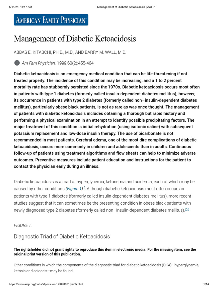Managing Diabetic Ketoacidosis Effectively | PDF | Diabetes | Hyperglycemia