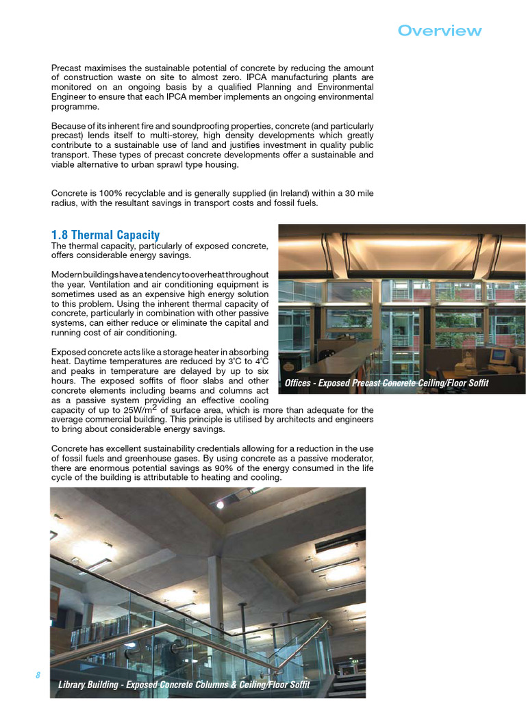 Sustainable Benefits of Precast Concrete | PDF | Concrete | Precast ...