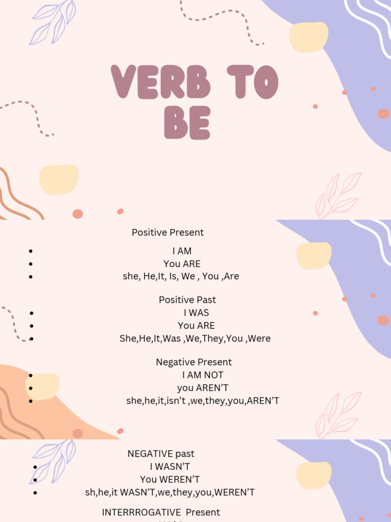 Pastel cute group project presentation download free pdf verb noun