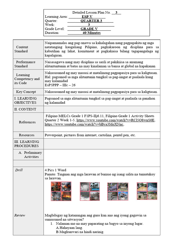 Esp 5 Q3 Demo | PDF