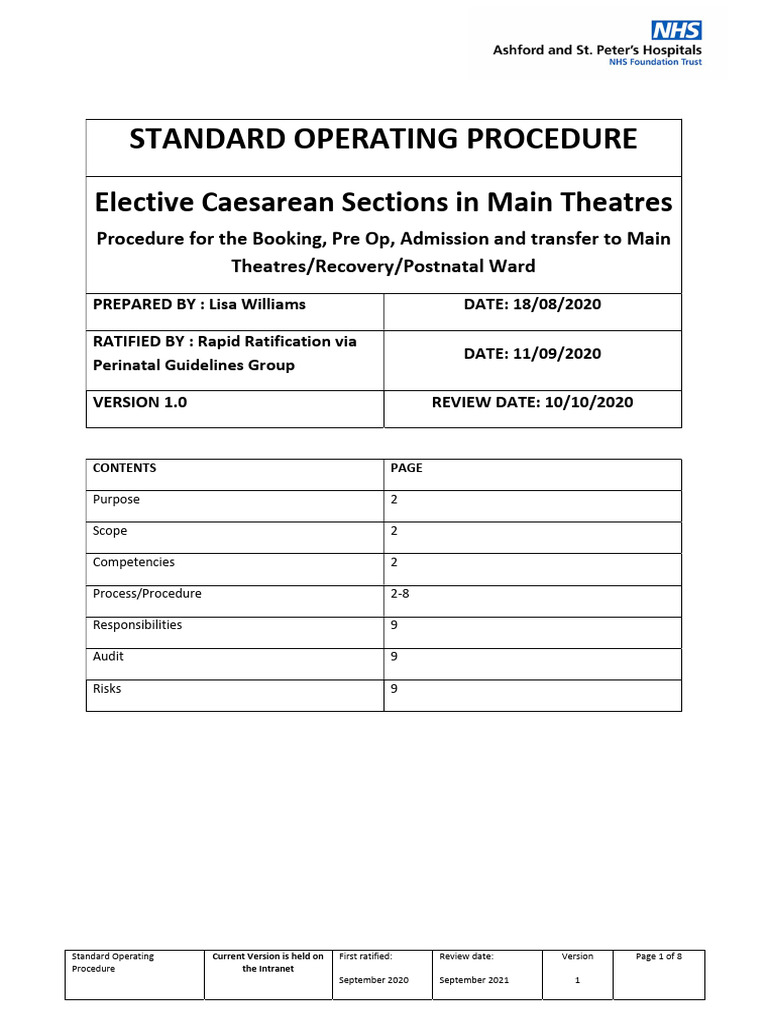 sop-for-el-cs-main-theatres-sep-2020-pdf-childbirth-surgery