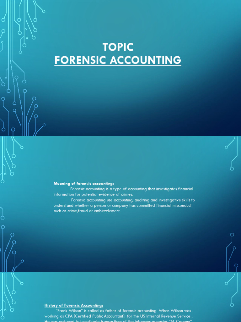 Cia forensic accounting pdf accounting crimes