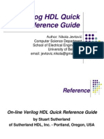 Verilog HDL Quick Reference Guide New