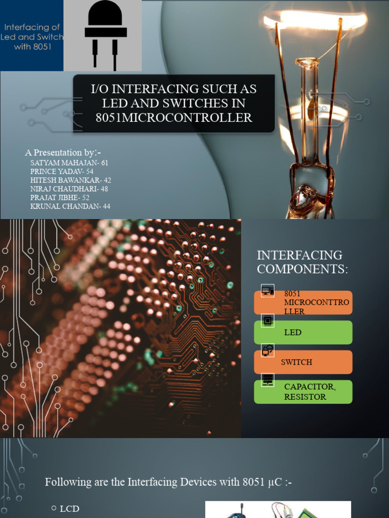 Memory Interfacing And Io Interfacing