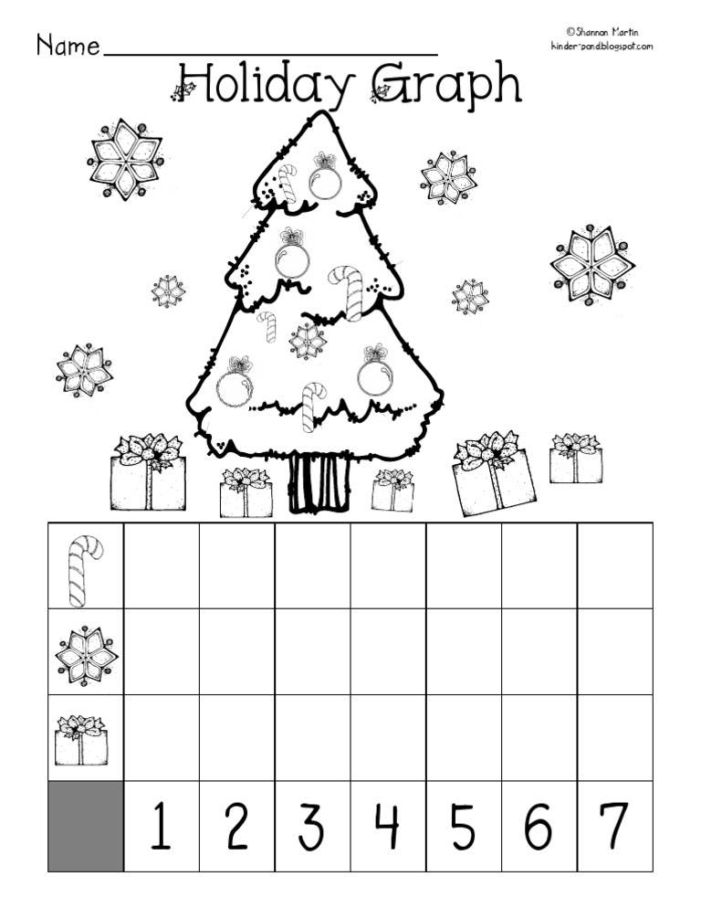 Christmas Graphing Worksheet PDF