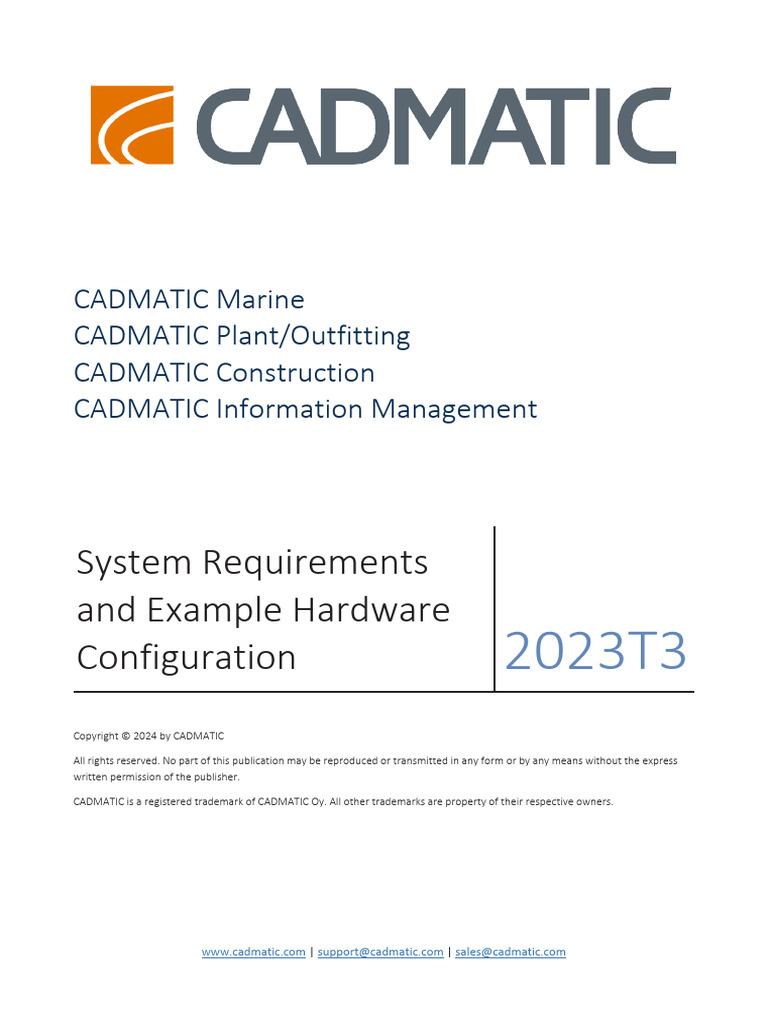 Cadmatic system requirements pdf graphics processing unit windows 10