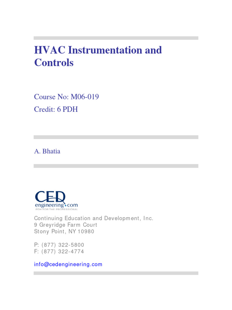 HVAC Instrumentation & Controls | Download Free PDF | Electrical ...