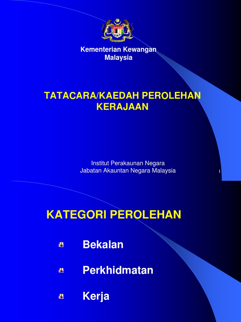 Tatacara Perolehan | PDF
