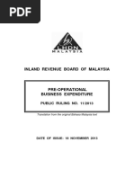 Interest Restriction Public Ruling 2011 | PDF | Expense | Loans