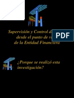 Plan de Supervision de Obras Entidad Financier A