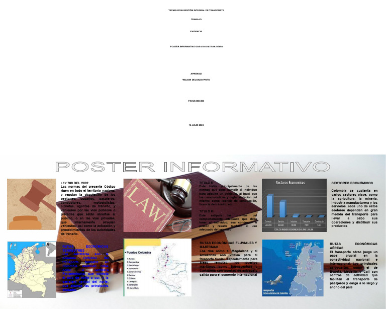 Poster Informativo 160724 | PDF | Transporte | Colombia