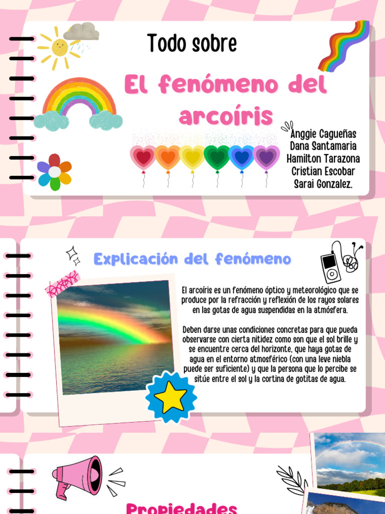 Fenómeno Del Arcoíris | PDF | Arco iris | Ligero