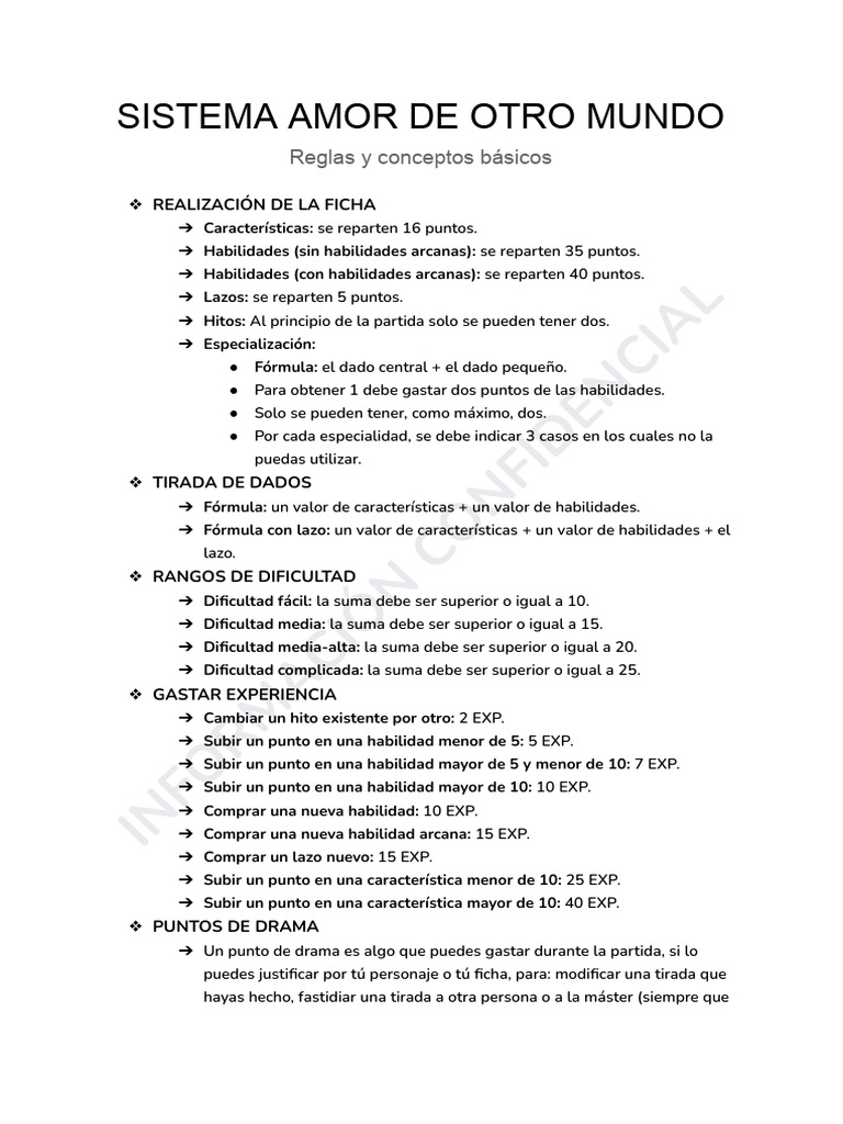 Manual de ADOM: Reglas y Ficha | PDF