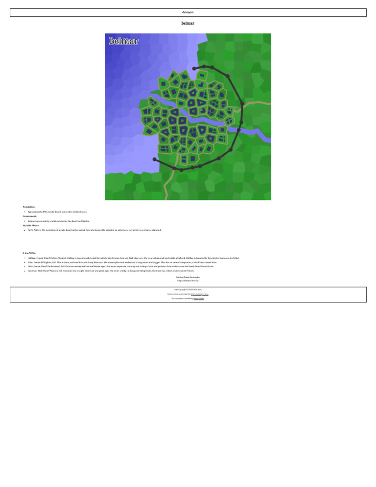 Donjon fantasy town generator pdf