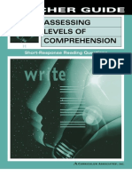 Assesing Level of Comprehension