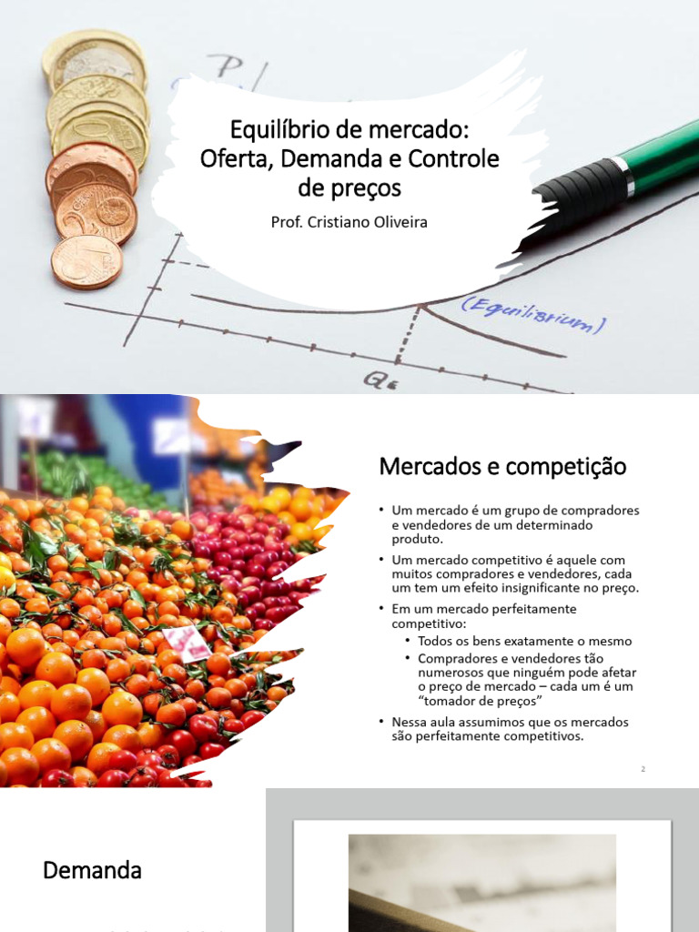 Equilíbrio de Mercado: Oferta e Demanda | PDF | Demanda | Escassez