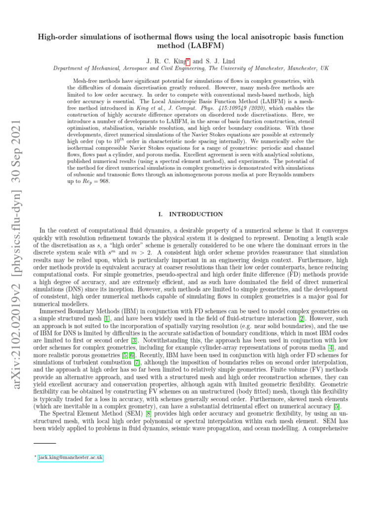 High order simulations of isothermal flows using the local anisotropic