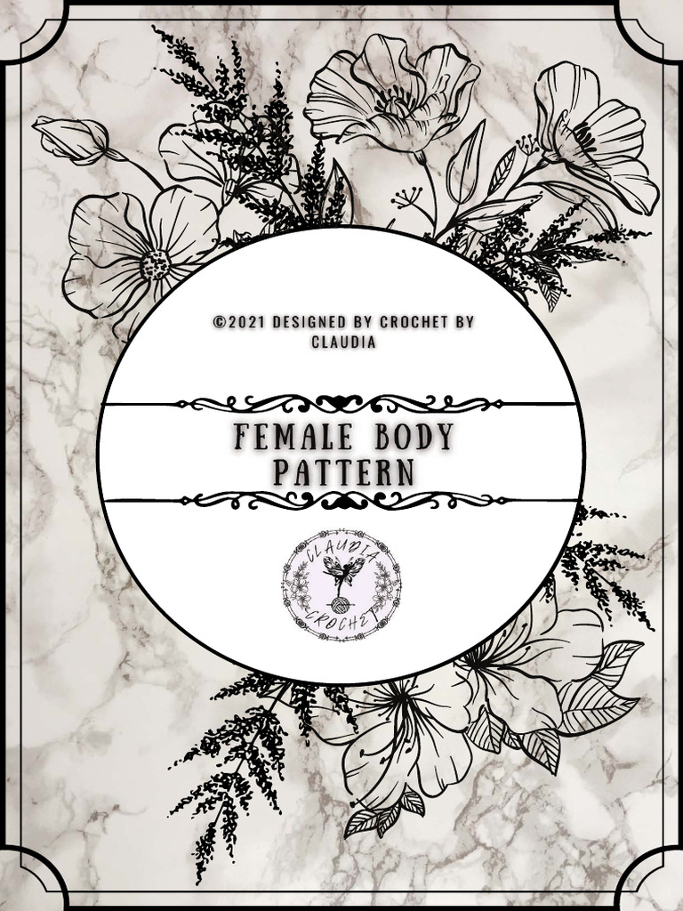 Crochet Female Body Pattern | PDF | Textile Arts