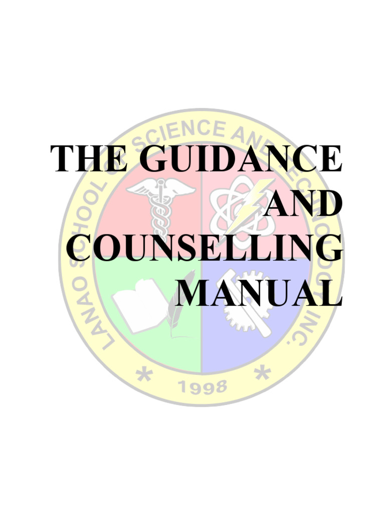 Guidance Manual | PDF | Curriculum | Counseling Psychology