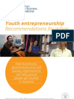 Boost youth entrepreneurship with mentorship, internships