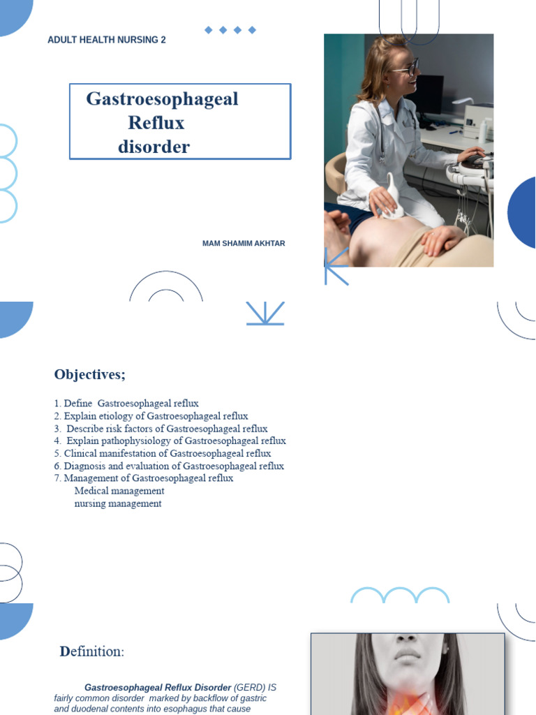 Gastroesophageal Reflux | PDF | Gastroesophageal Reflux Disease | Esophagus