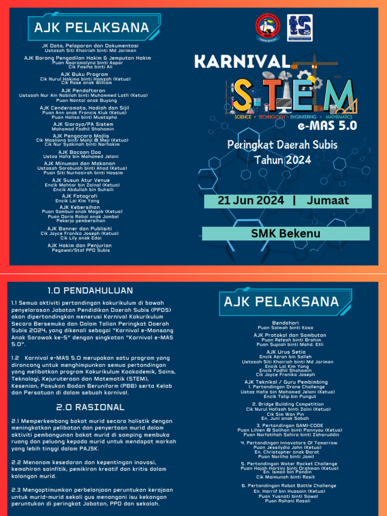 Buku Program Karnival Stem | PDF
