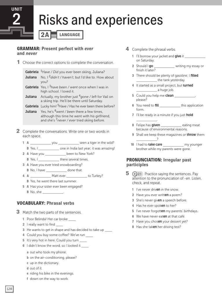 Workbook - Unit2 | PDF | Linguistics
