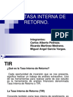 Tasa Interna de Retorno