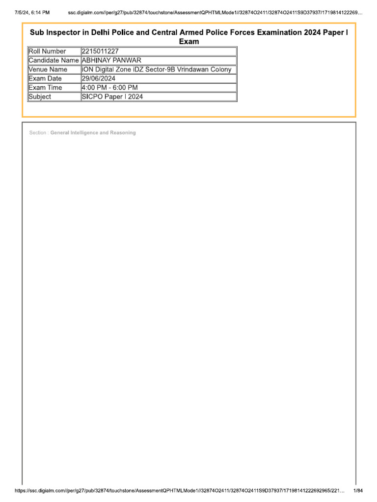Cpo Answer Key | PDF
