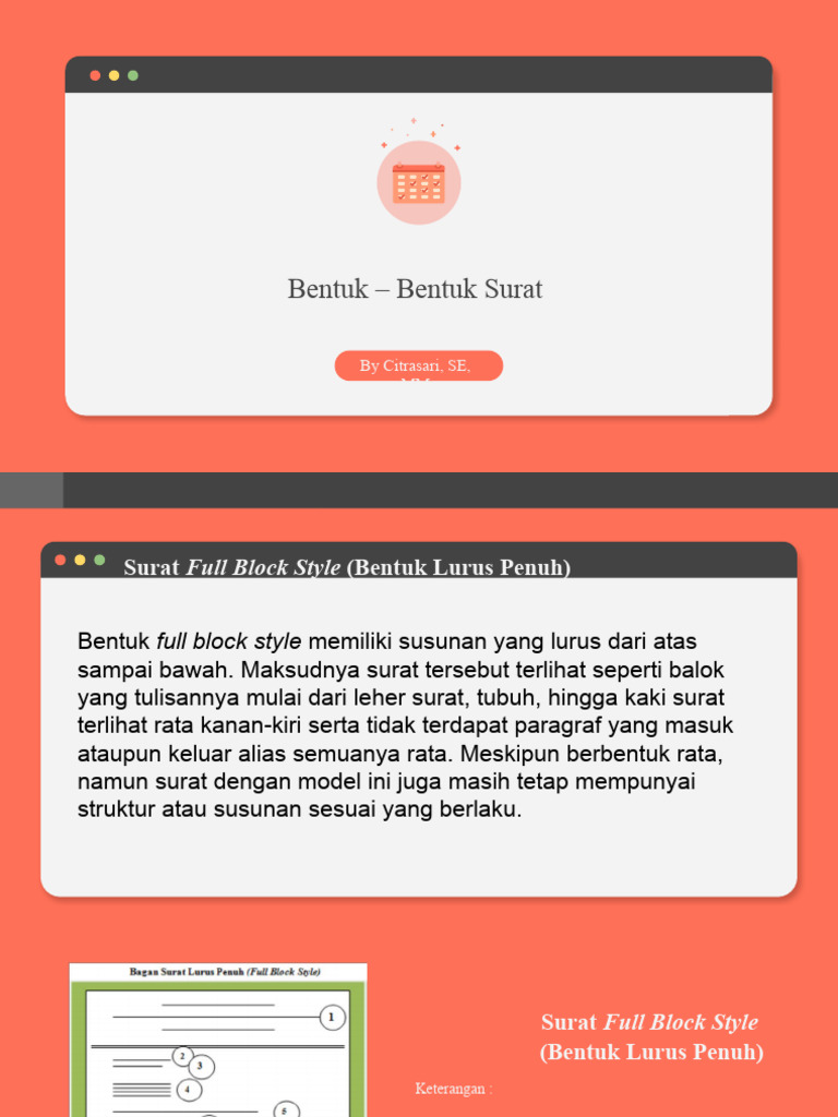 Jenis-Jenis Bentuk Surat Resmi | PDF | Seni & Disiplin Bahasa