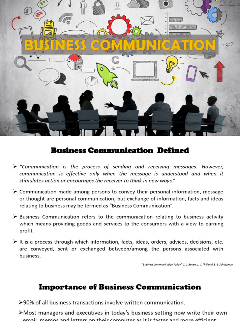 Module 4.a Intro To Business Comm 7c S | PDF | Communication | Information