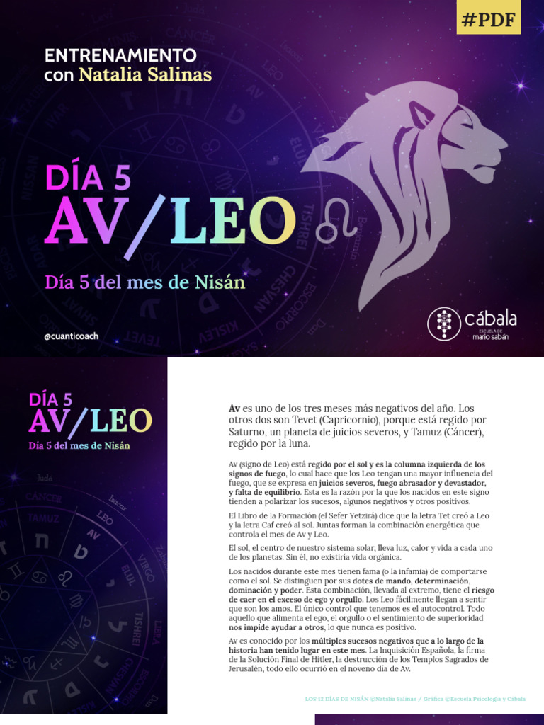 Controla tu Energía Leo en Av | PDF