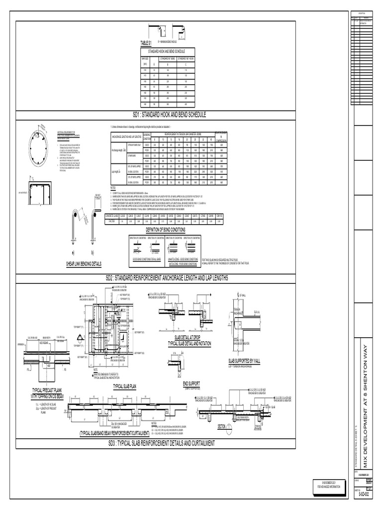 Structural Reinforcement Anchorage Guidelines | PDF | Building ...