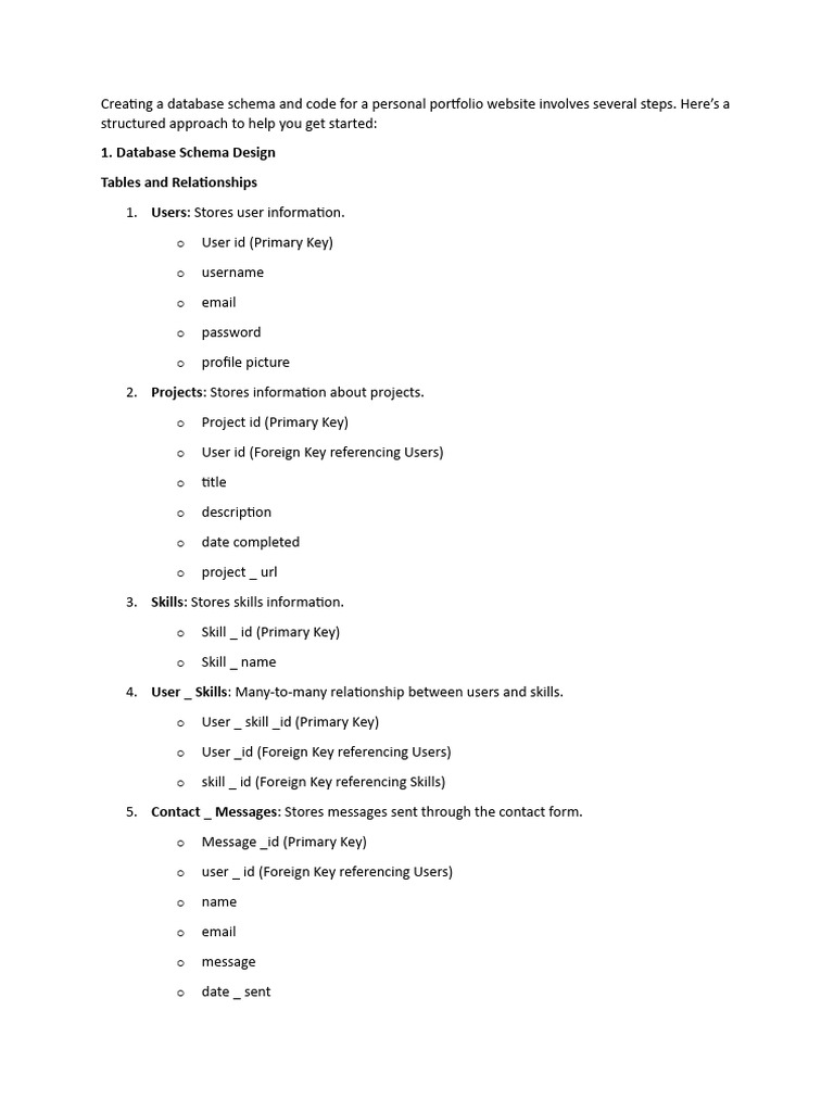 Data base schema design round 3 pdf sql user computing 