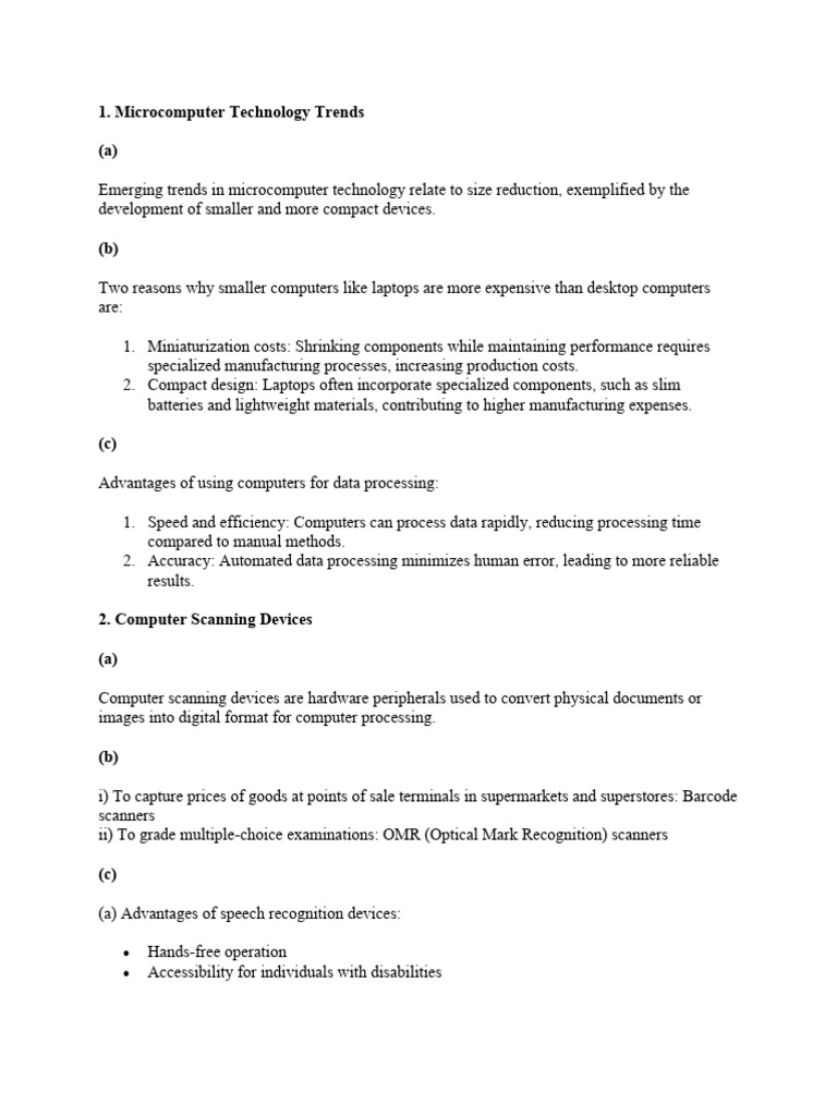 Computer Form Three Term Two Cat 1 Paper1 - Ms | PDF | Image Scanner ...