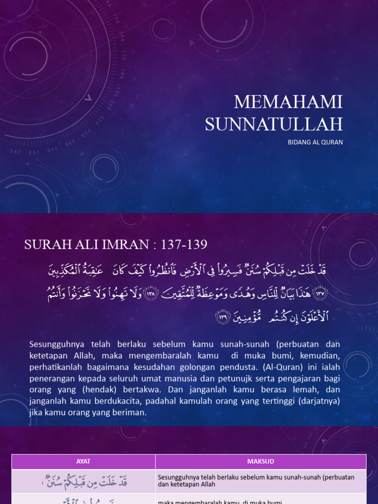 Pel 5 Memahami Sunnatullah | PDF | Agama & Spiritualitas