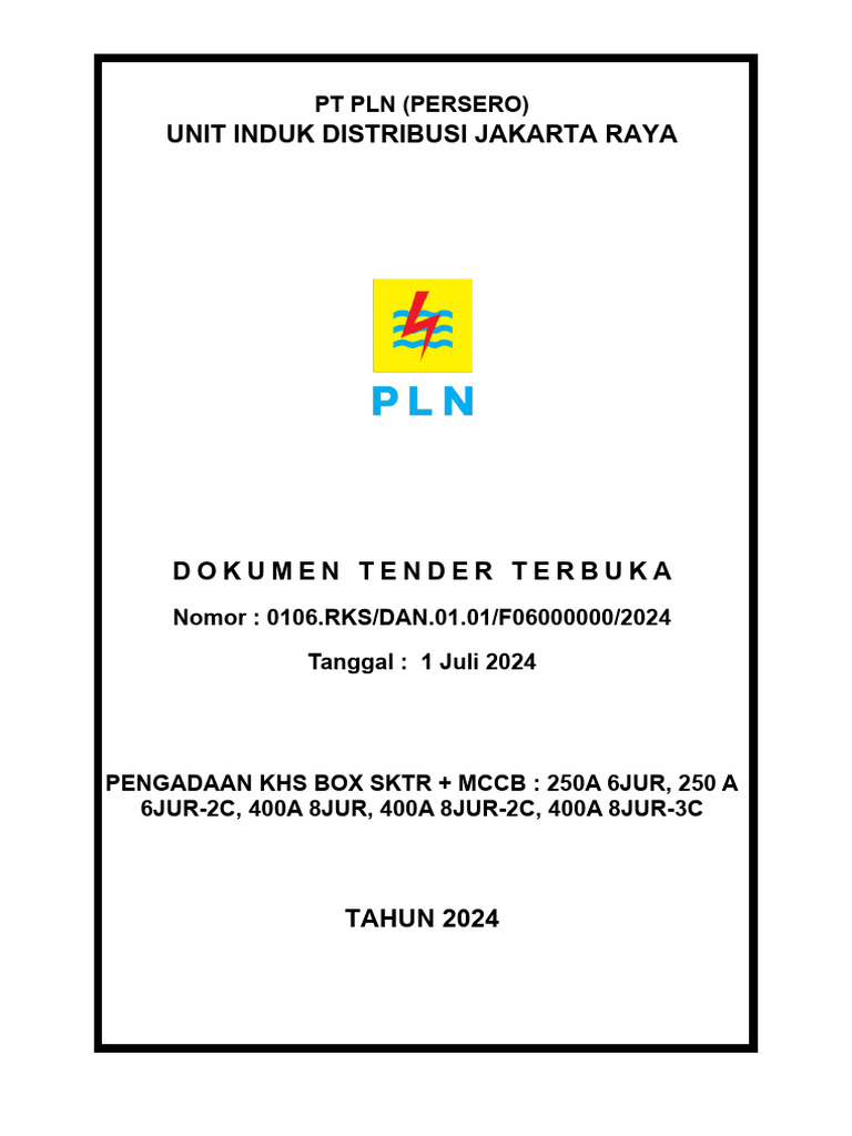 Rks 0106 Box SKTR & MCCB | PDF