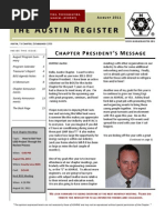 Austin ASHRAE Newsletter 2008 - 2011